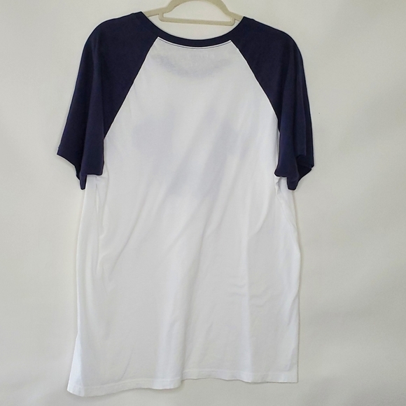 True Religion Horseshoe Buddha Men's Tee Shirt Size XL Logo Cotton Baseball Top - Picture 4 of 9